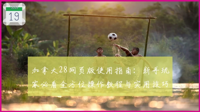加拿大28网页版使用指南：新手玩家必看全方位操作教程与实用技巧分享